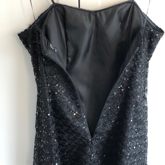 Strapless Sparkly Cocktail Dress - Picture 7 of 7